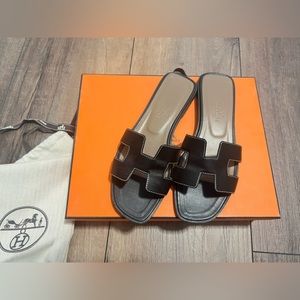 Hermes sandals Nori